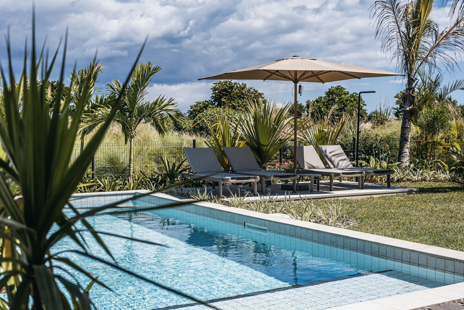 Tropical pool at Mont Choisy Le Parc