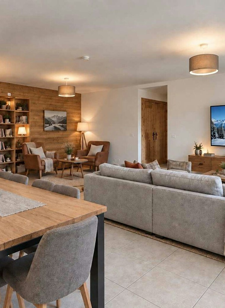 3-bedroom apartment near the slopes for sale in Courchevel