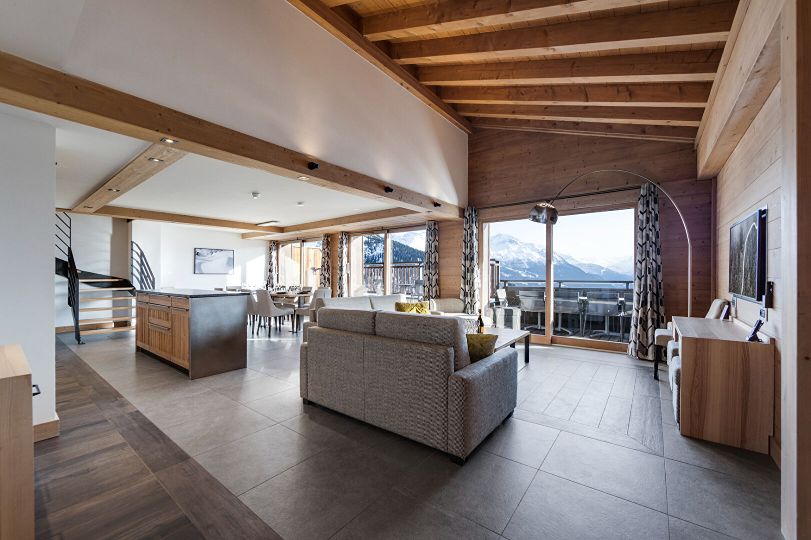 Penthouse 6 pièces - Vue panoramique à vendre à La Rosière