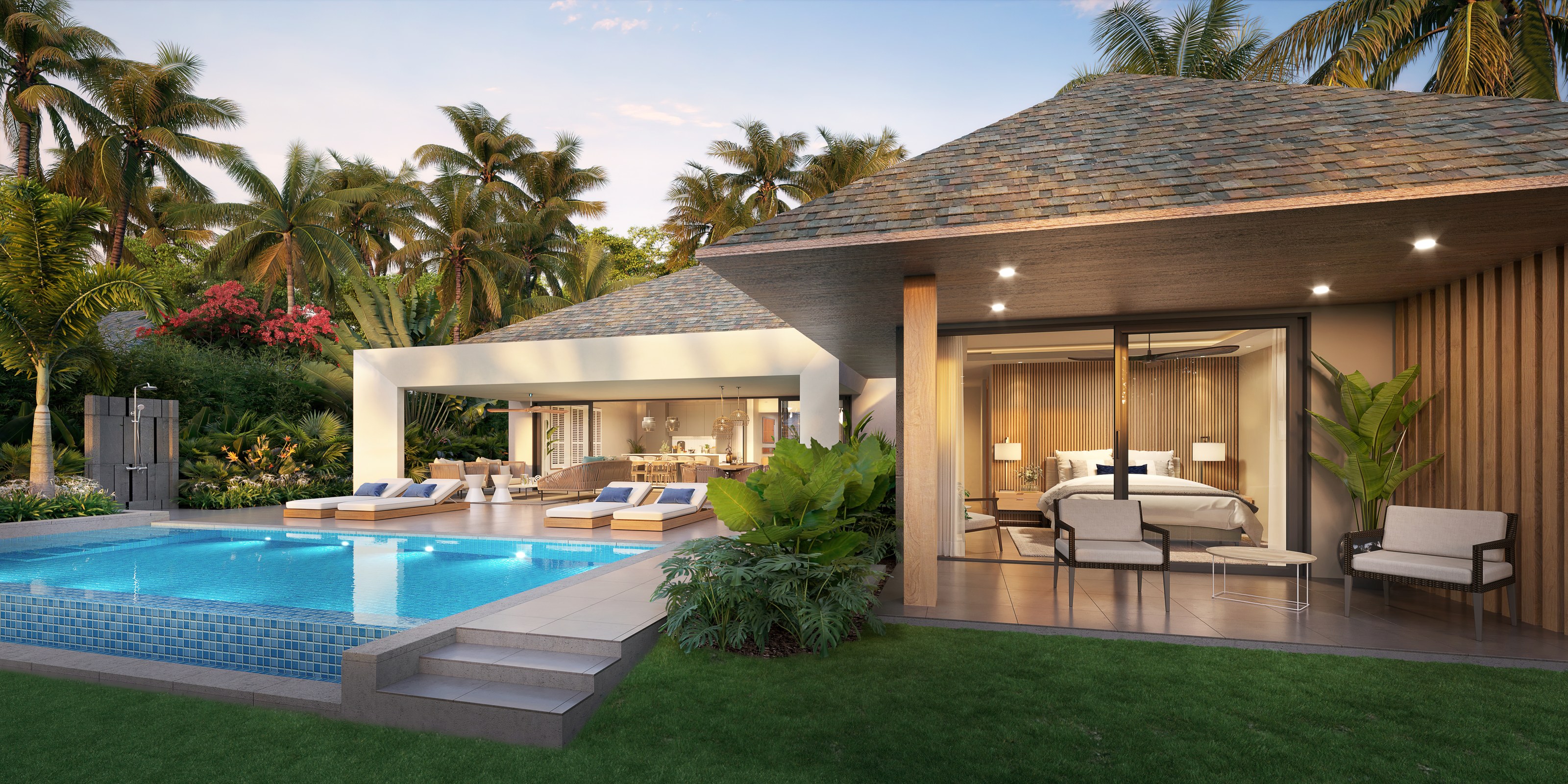 Lagoon Villa LV14 – 4-Bedroom Type C Villa, Mont Choisy La Réserve, Mauritius