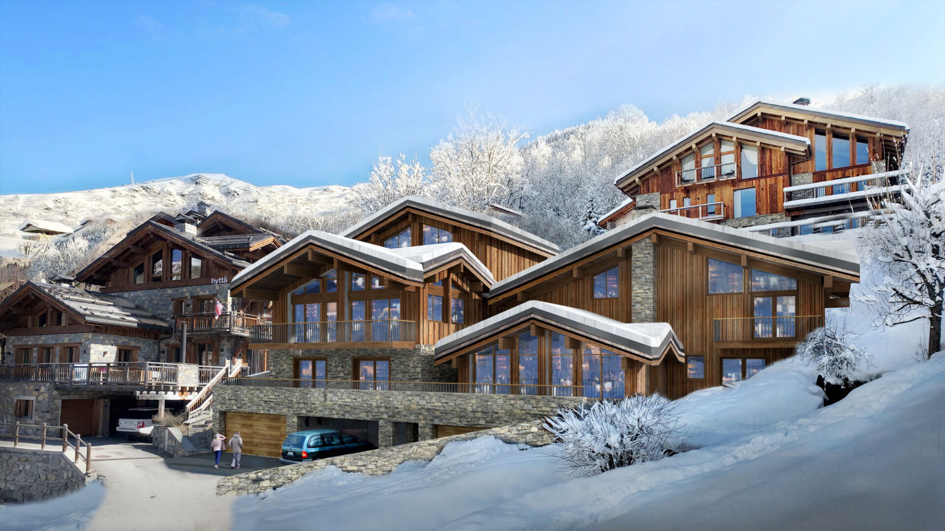 New 8-room chalet at the foot of the slopes - Saint-Martin-de-Belleville for sale in Saint-Martin-de-Belleville