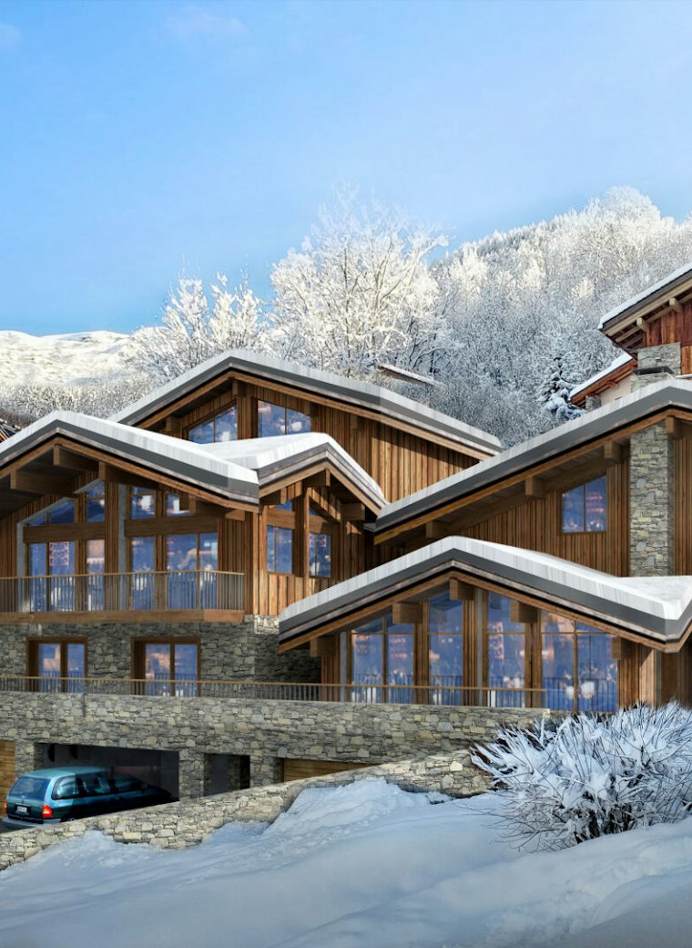 New 8-room chalet at the foot of the slopes - Saint-Martin-de-Belleville for sale in Saint-Martin-de-Belleville
