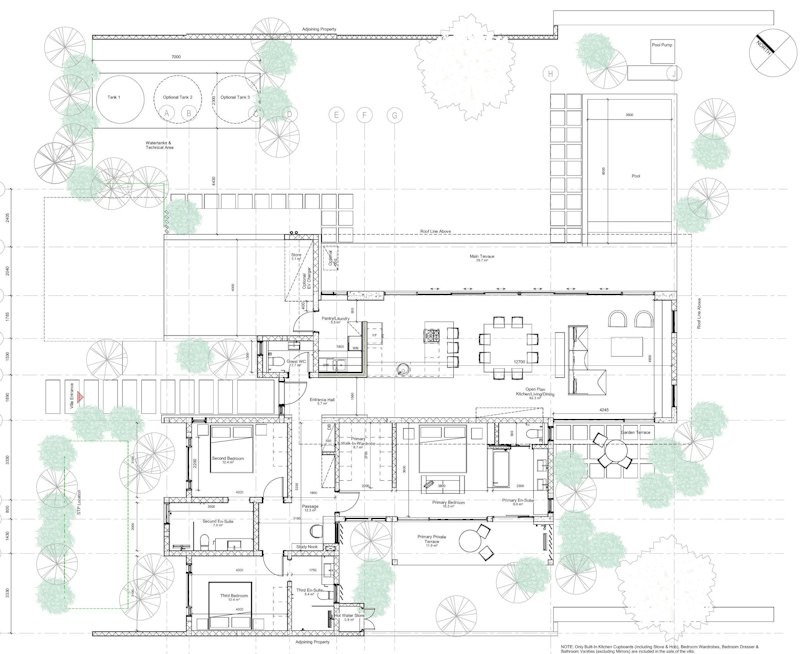 Sales plan, indicative — Amanzi 3EL — 3 en-suite bedrooms