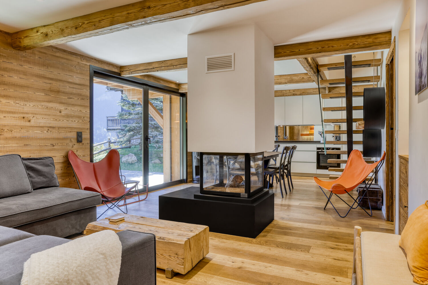 Modern chalet - 3 bedrooms - Facing Mont Blanc for sale in Saint-Gervais Mont-Blanc