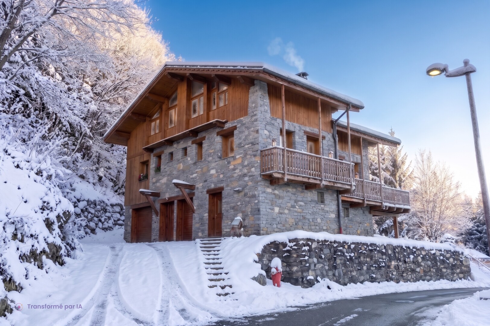 189 m² 6-bedroom chalet in Les Arcs, Mont Blanc views and garden