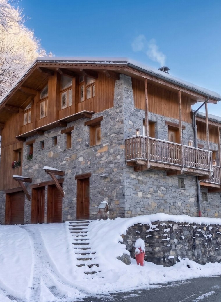 189 m² 6-bedroom chalet in Les Arcs, Mont Blanc views and garden