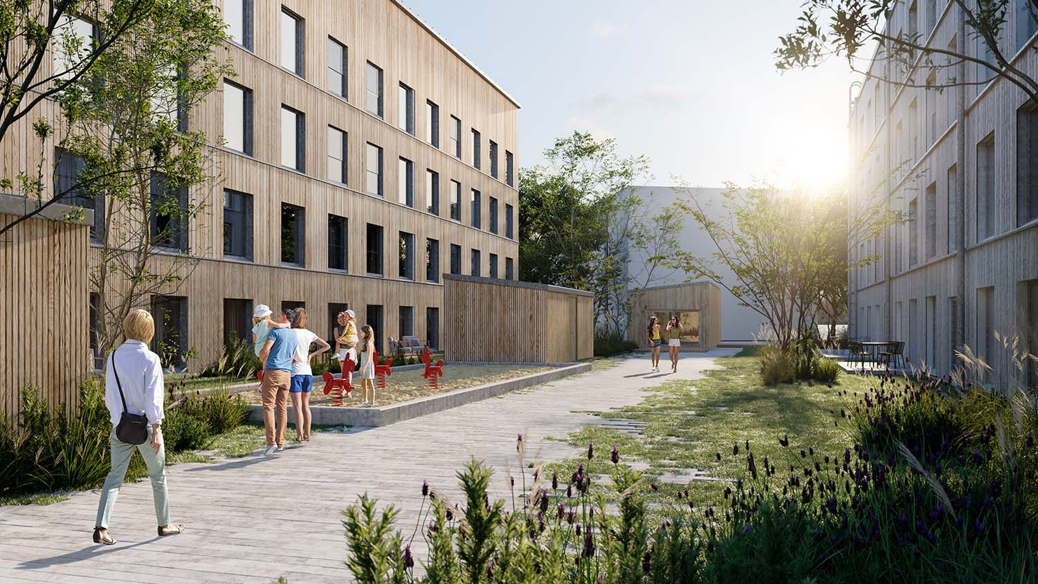 Havainnekuva uudisrakentamisen kohteesta 2022