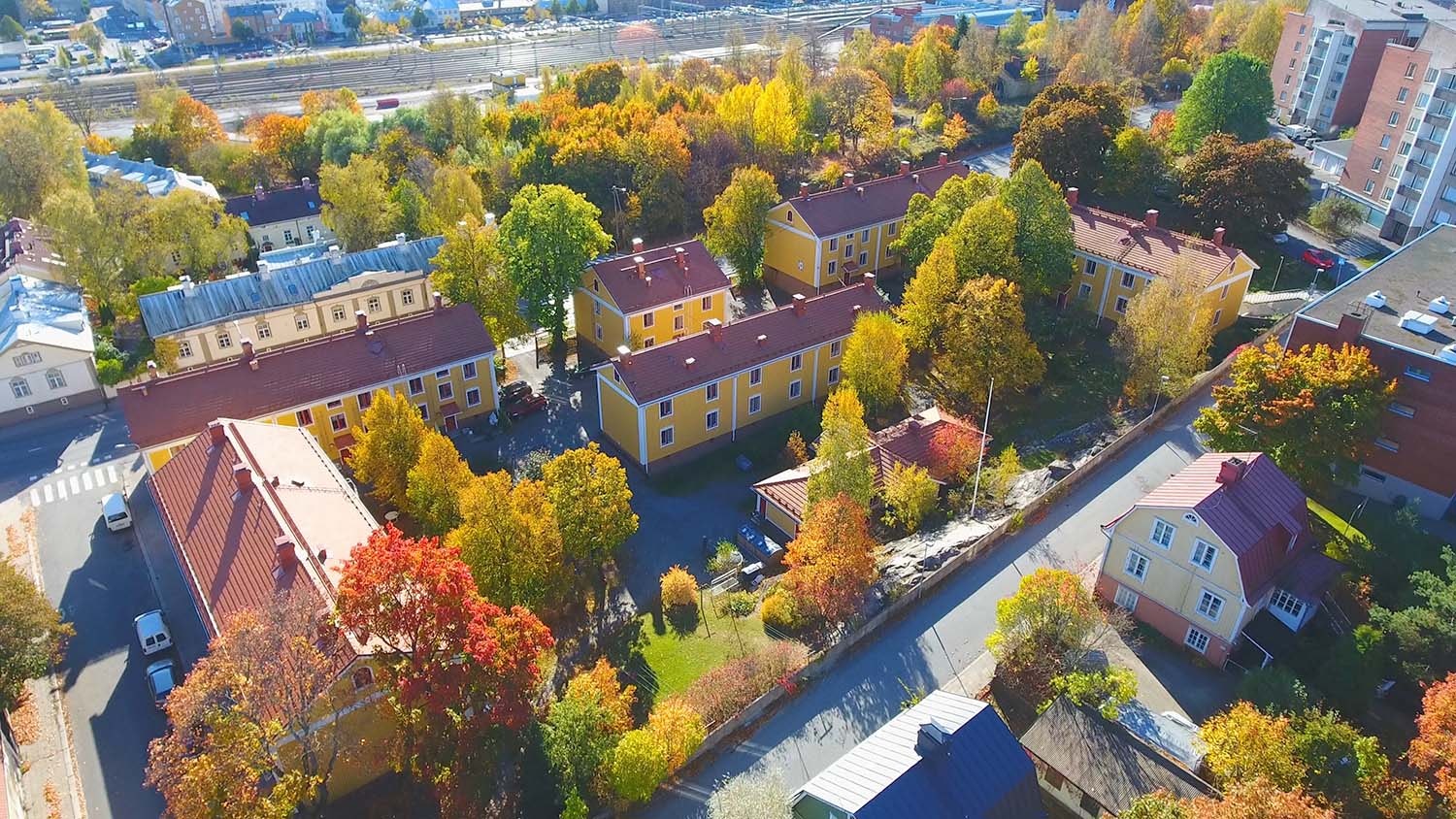 Köydenpunojankatu 5 ilmakuva