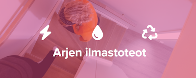 Arjen ilmastoteot -kampanjan pääkuva.