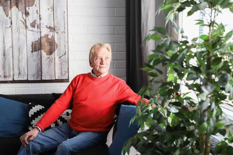Asukastoimikunnan puheenjohtaja Kimmo Hermansson.