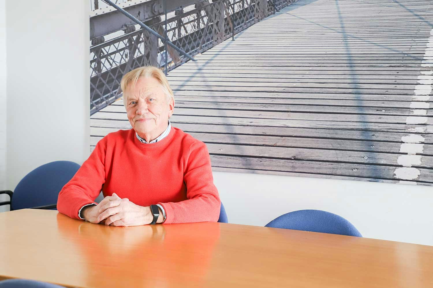 Pansionportin asukastoimikunnan puheenjohtaja Kimmo Hermansson.