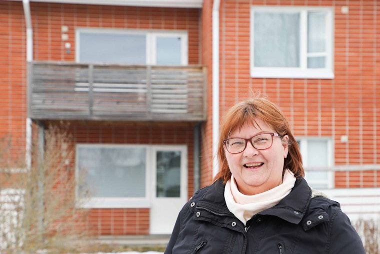 Asukastoimikunnan puheenjohtaja Tarja Lahti.