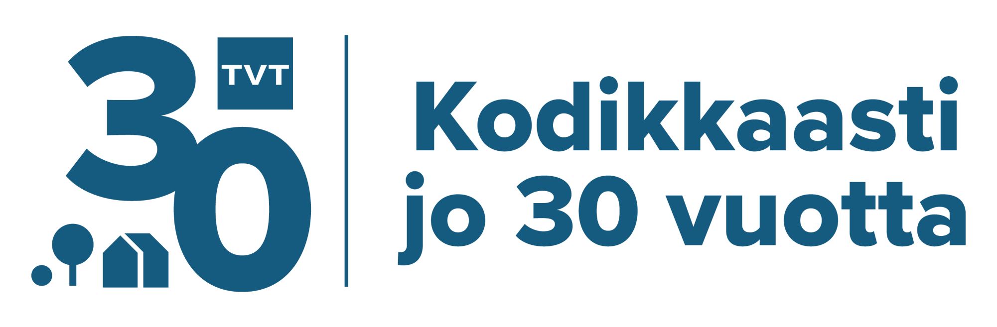 TVT juhlavuoden logo.