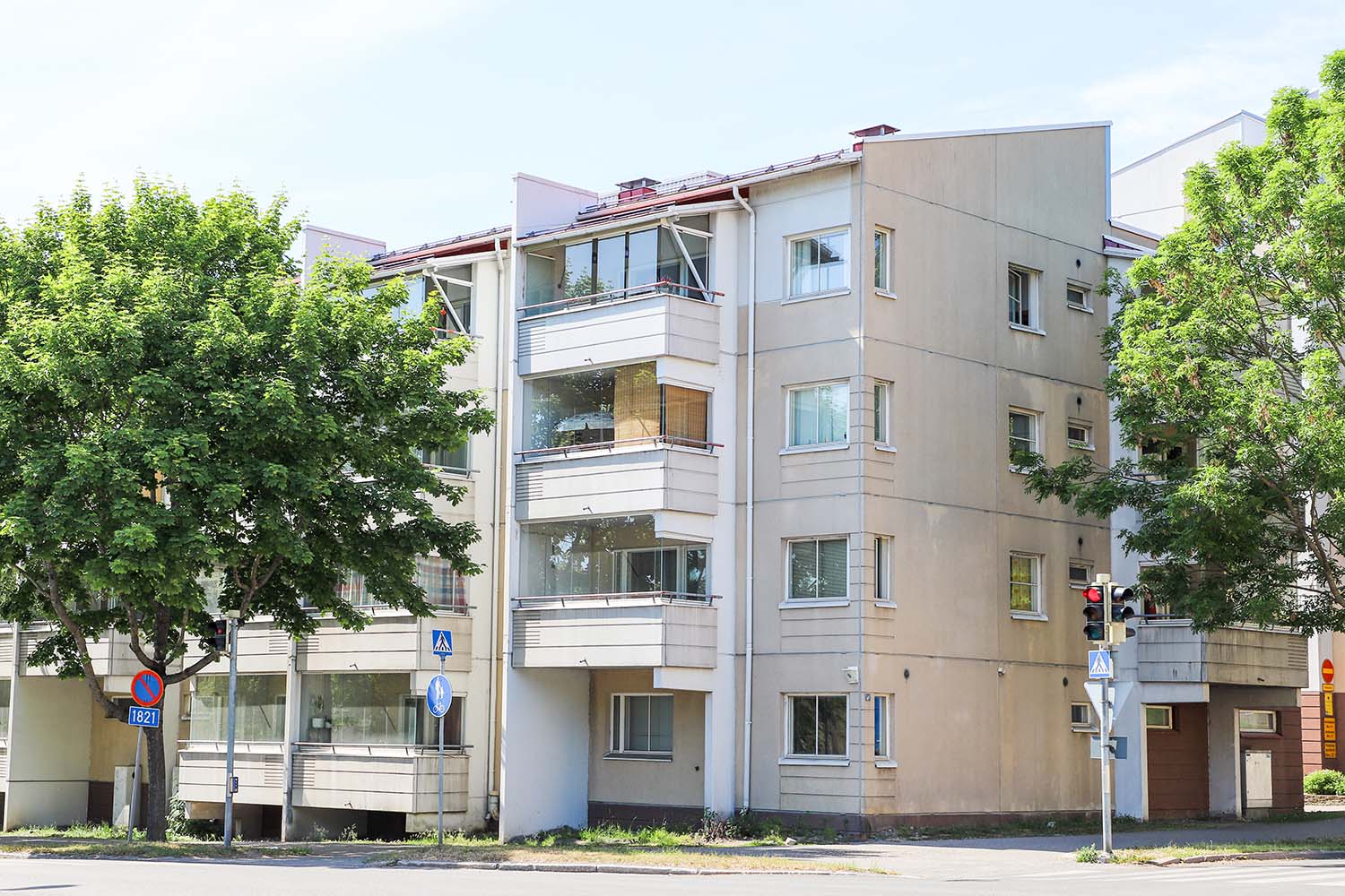 Asuntokohteen julkisivu, MERIMIEHENKATU 9, 20810 Turku
