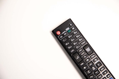 Television kaukosäädin.