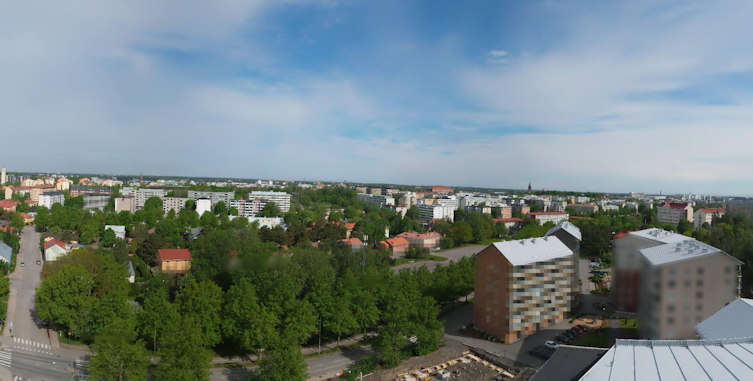 Näkymä Mäntymäen ylle