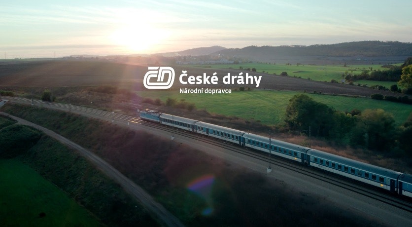 Cover Image for ČESKÉ DRÁHY. vehicle,train,transportation,outdoors,scenery,nature,train track,railway,landscape,panoramic