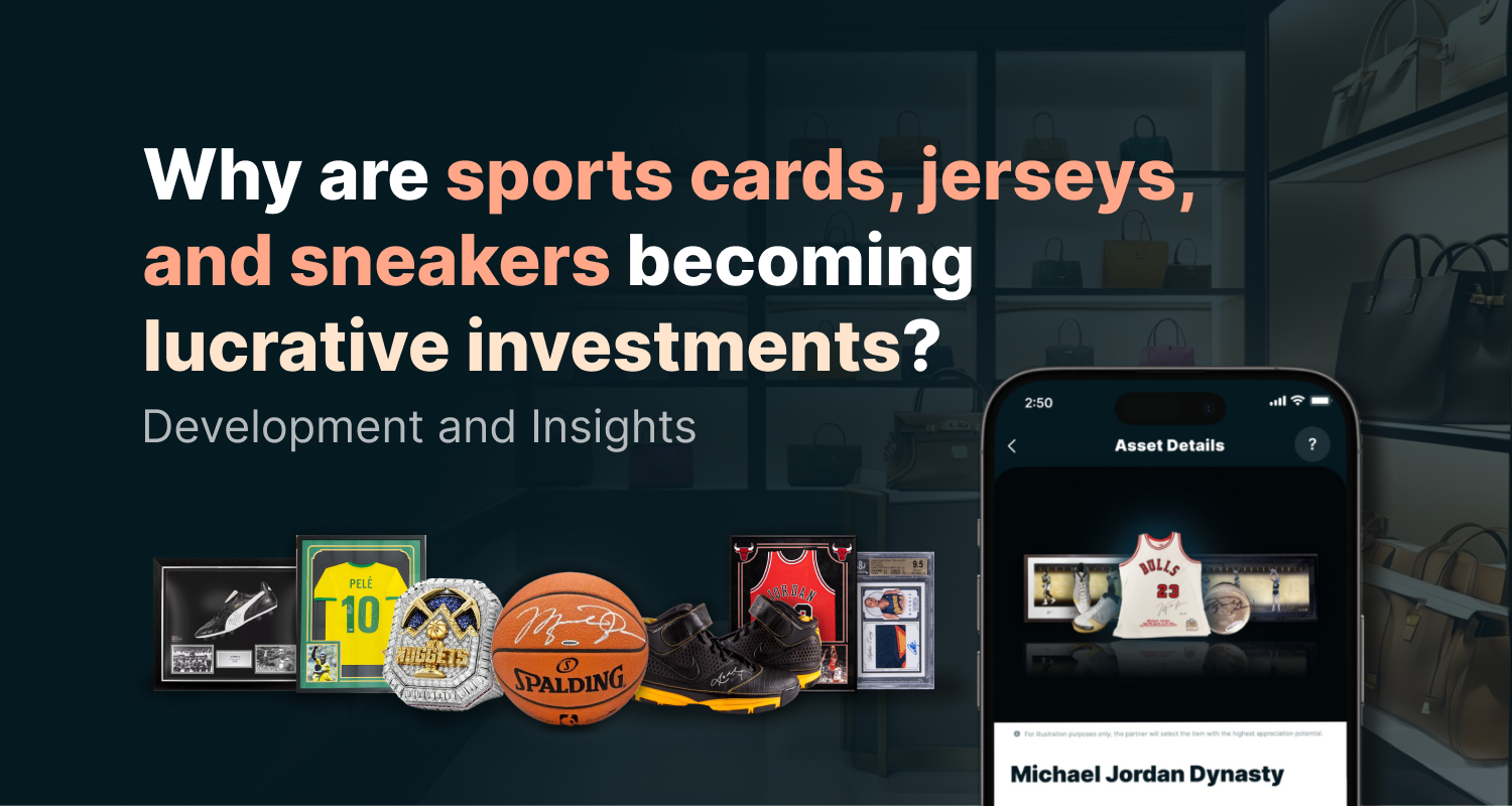 Why are sports cards, jerseys, and sneakers becoming lucrative investments?