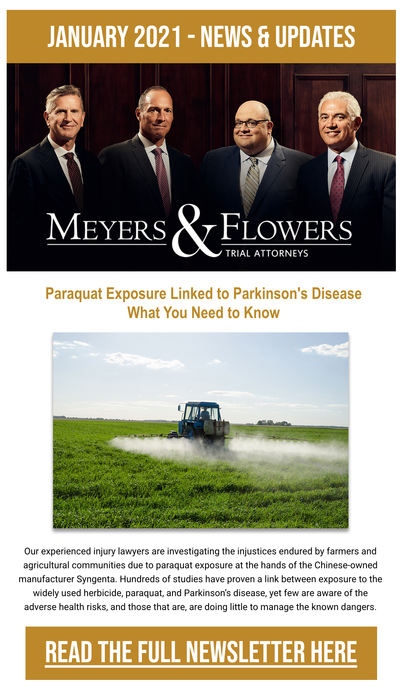 Meyers & Flowers January News & Updates