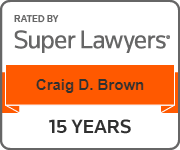 15 years super lawyers badge