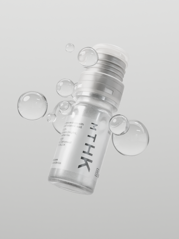 Intensive lubrication for your eyes with 0.3% Hyaluronic Acid.