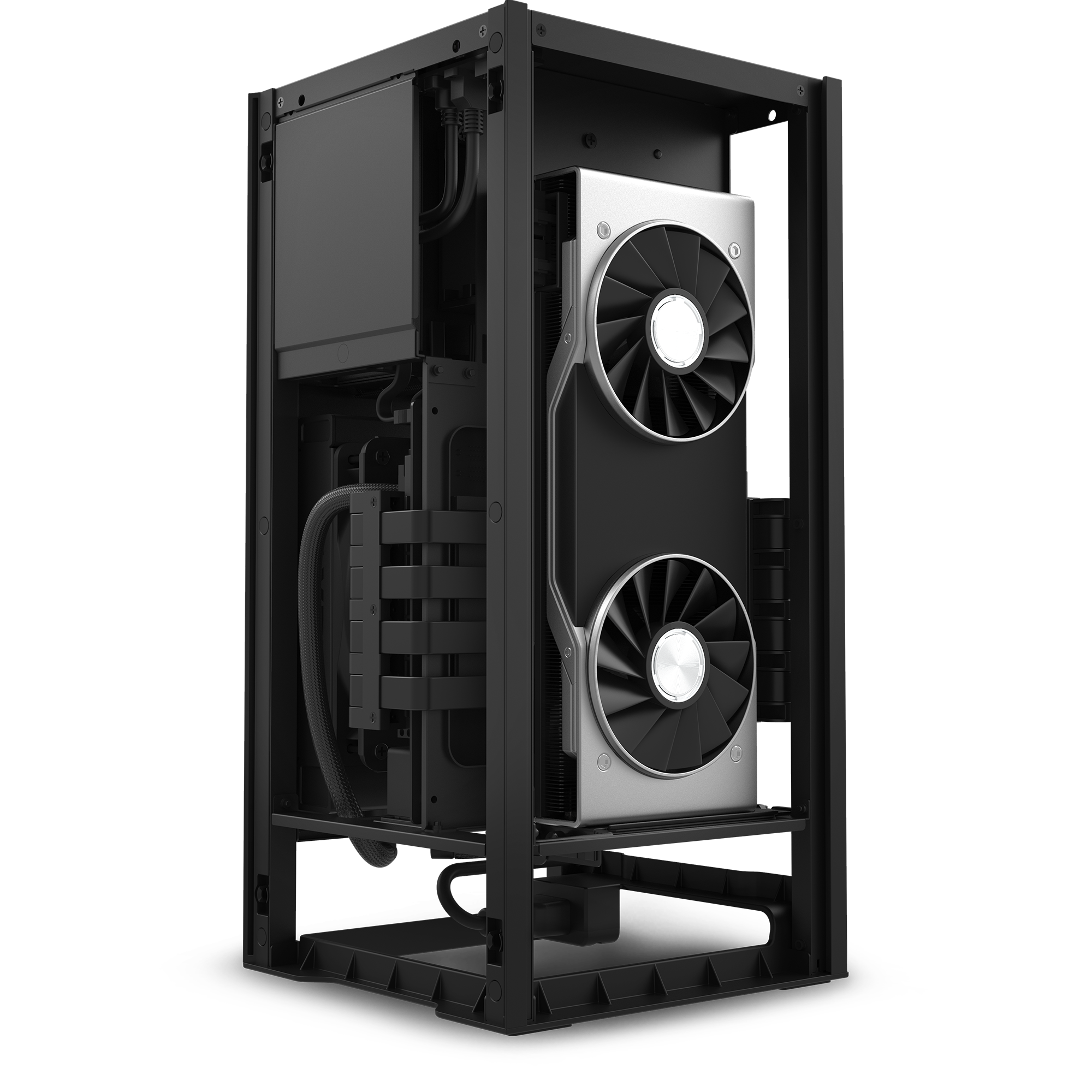 NZXT H1 Version2 PCケース コンパクト WHITE 電源、簡易水冷付属 CS