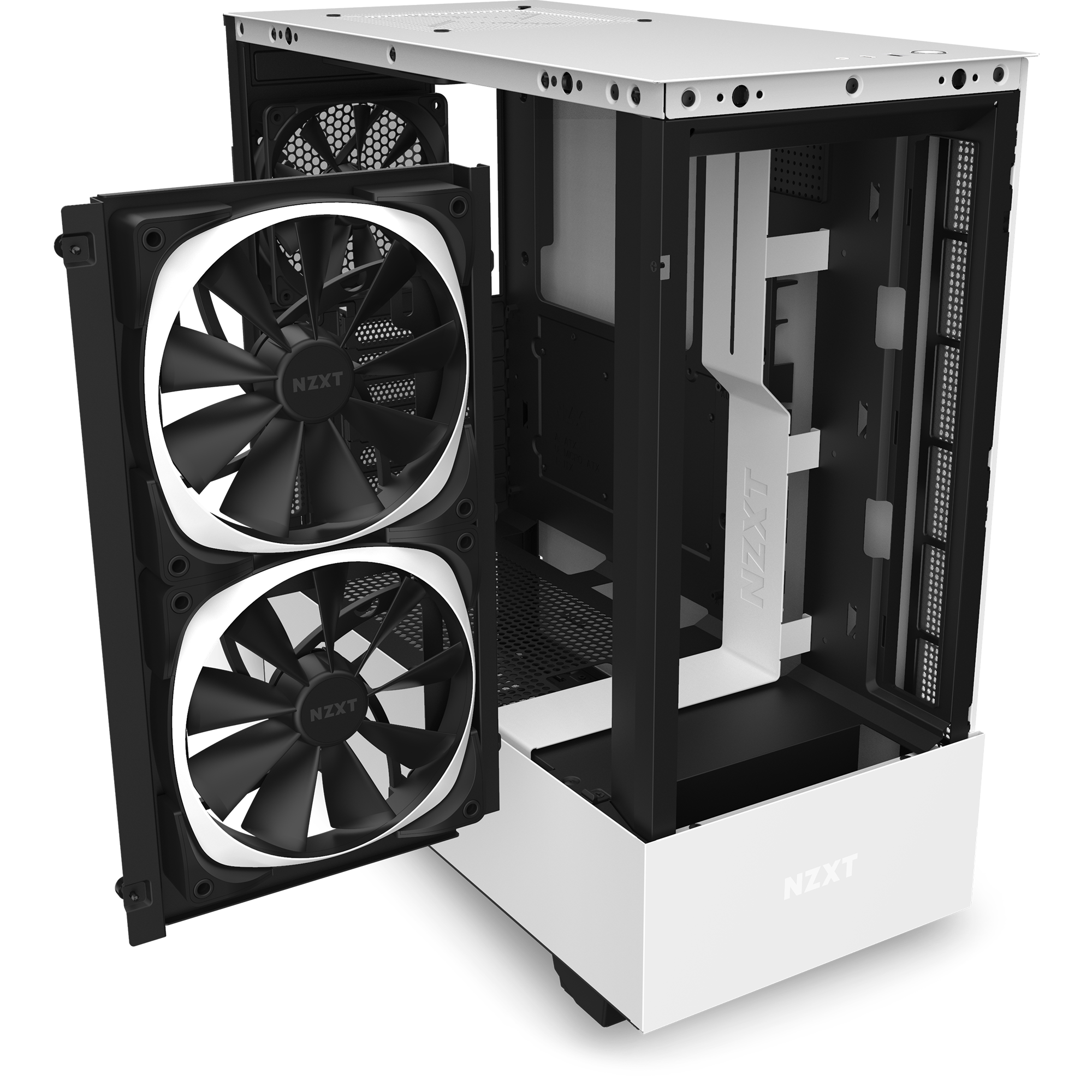 NZXT H510 Elite - Blanc - Boîtier PC NZXT sur