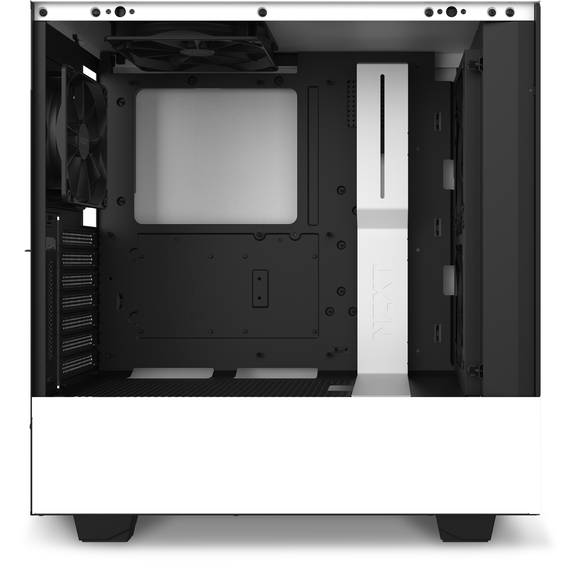 NZXT H510 Elite Tempered Glass Premium Mid-Tower Computer Case Matte White