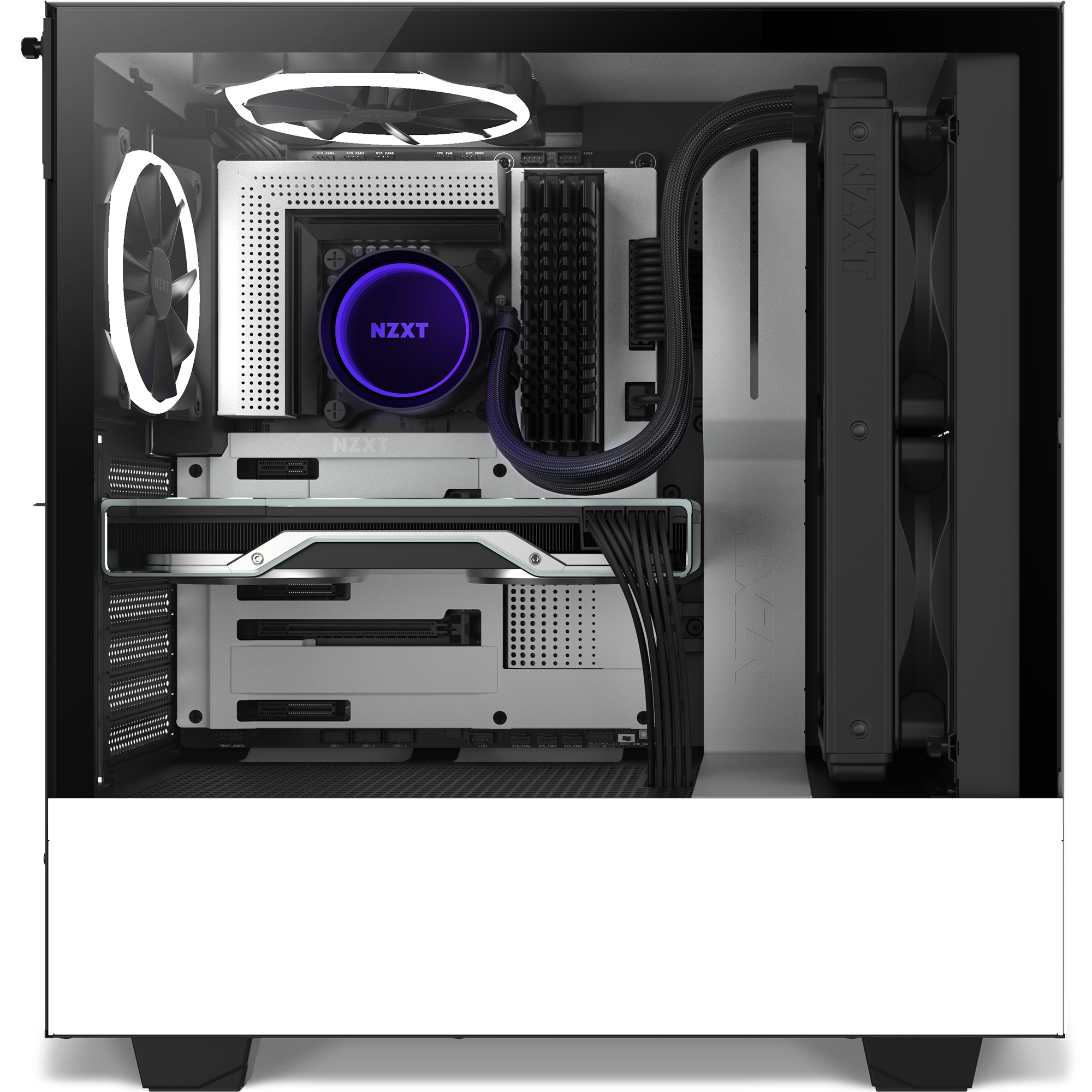 素敵でユニークな NZXT RGB KRAKEN PC X63 RGB RGB White WHITE｜NZXT｜株式会社アユート  簡易水冷クーラー X63