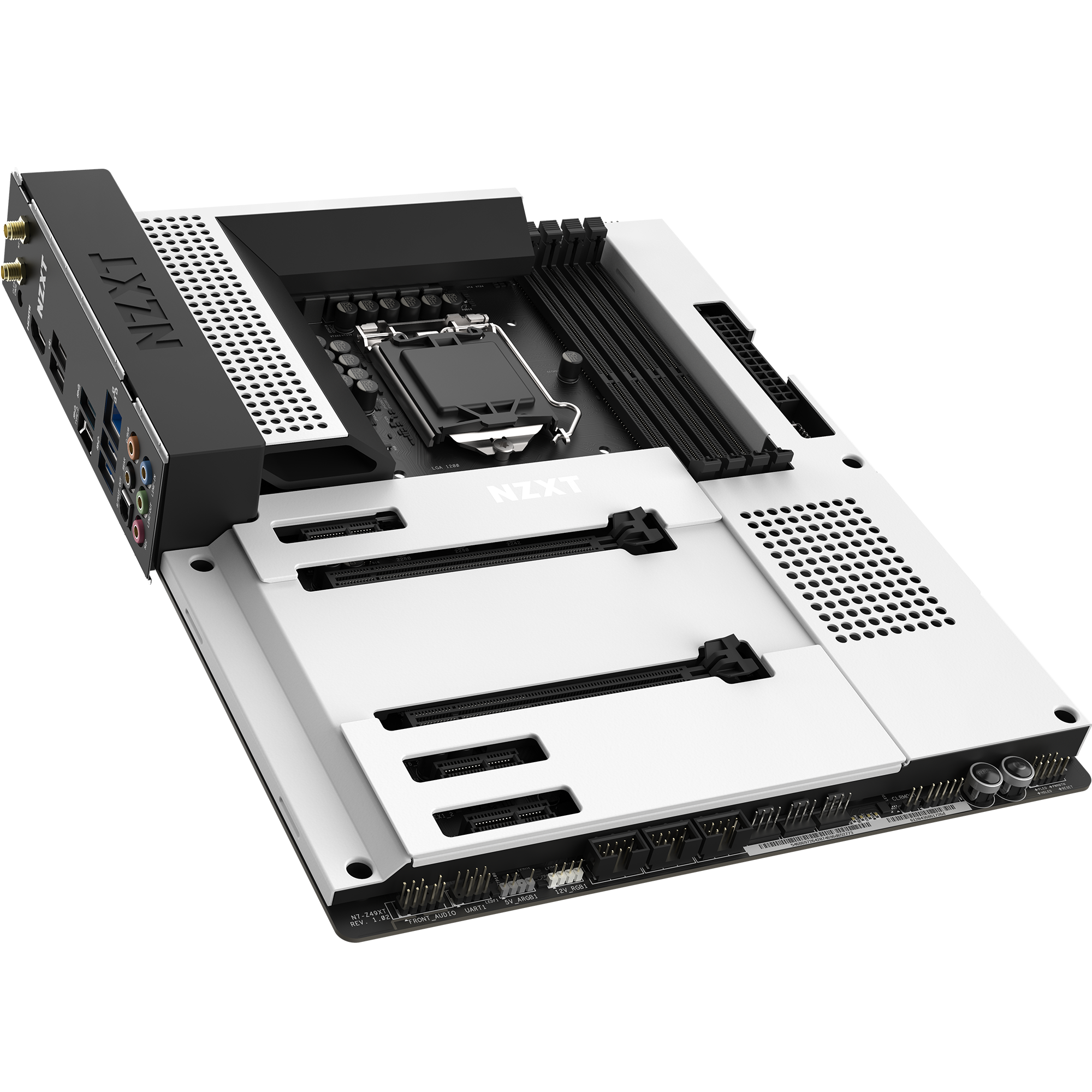 NZXT annonce la carte mère N7 Z490 ATX pour les processeurs Intel Core de  10e génération.