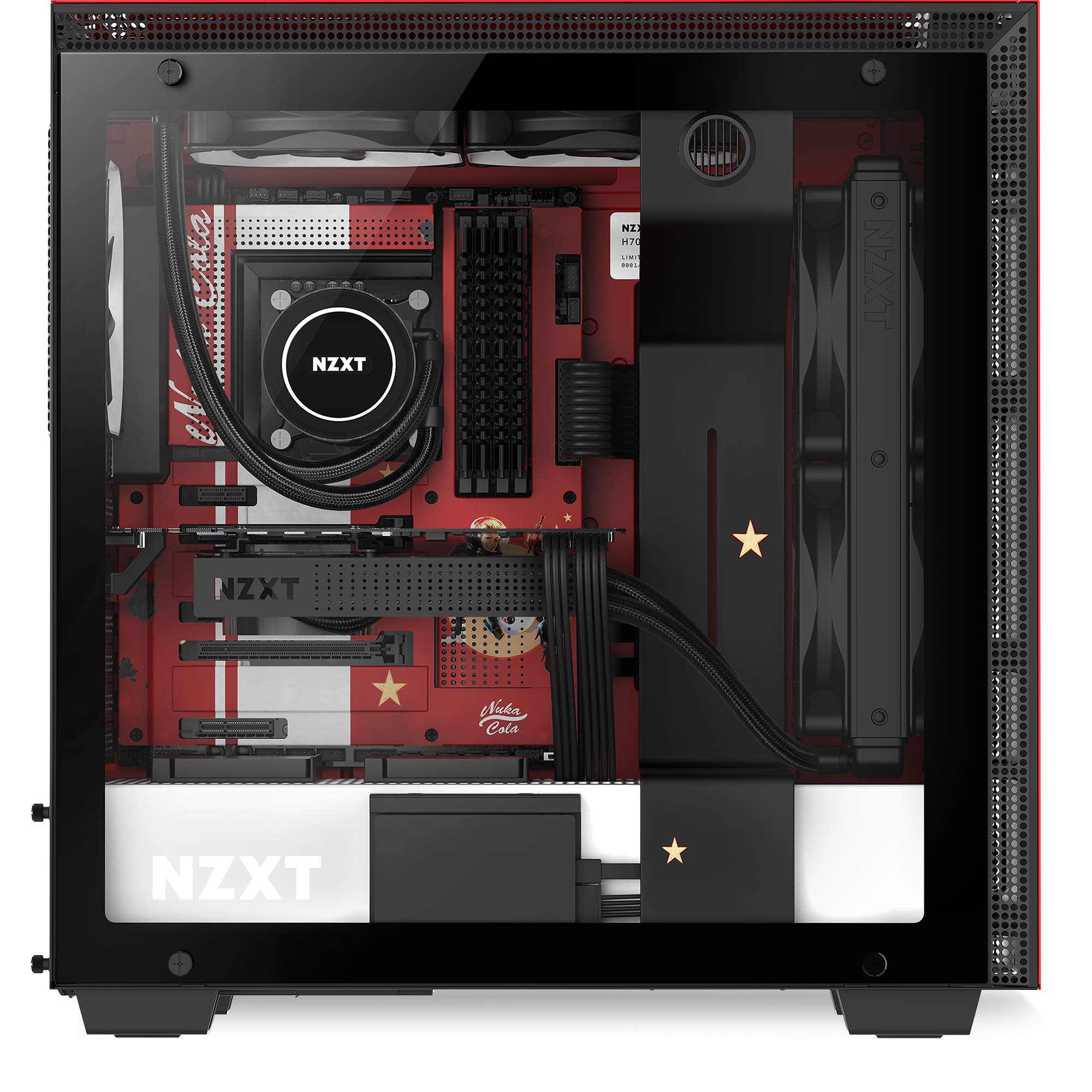 NZXT H700 - ATX Mid-Tower PC Gaming Case - Tempered Glass Panel