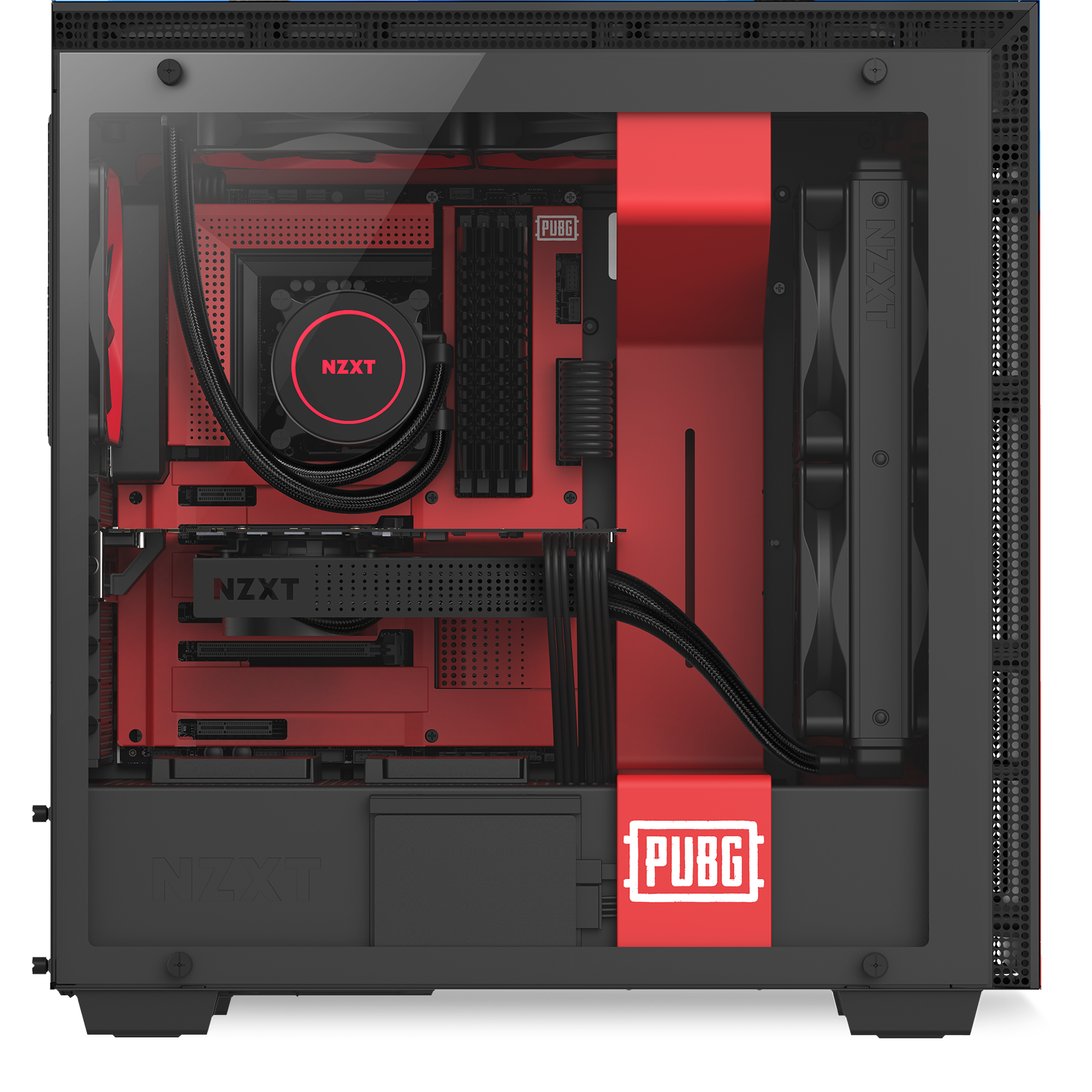 NZXT H700 - ATX Mid-Tower PC Gaming Case - Tempered Glass Panel