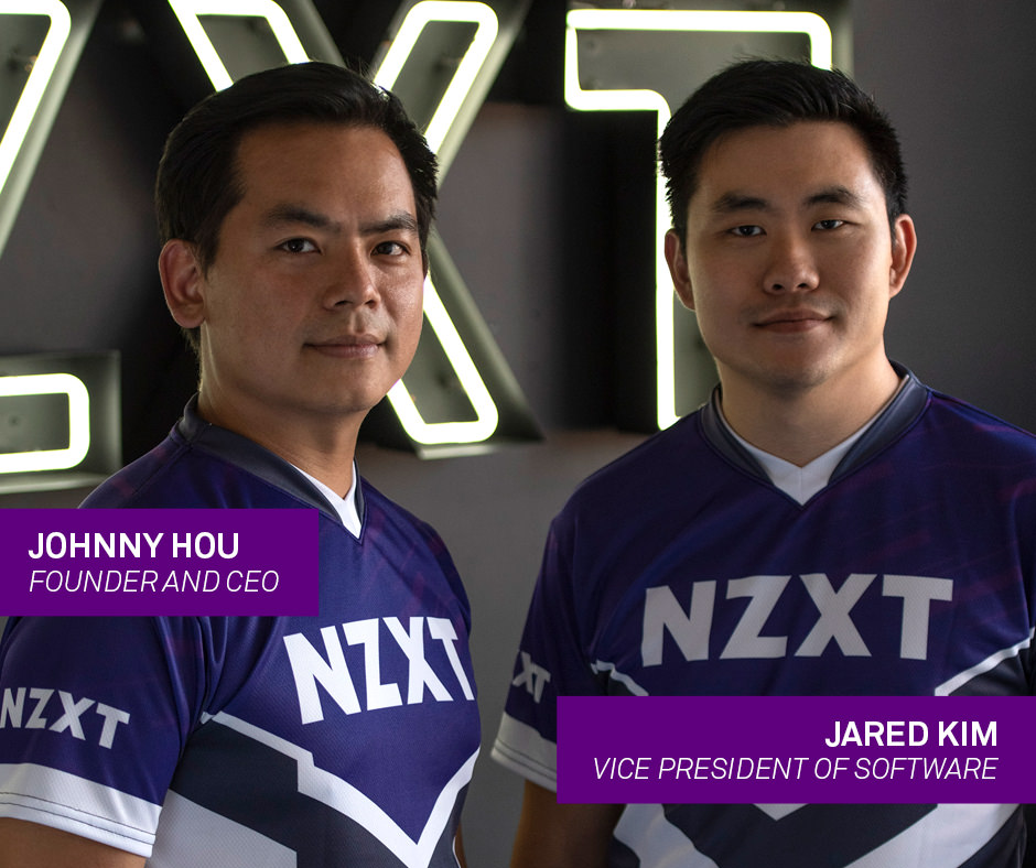 Johnny Hou, founder and CEO, and Jared Kim, Vice President of Software