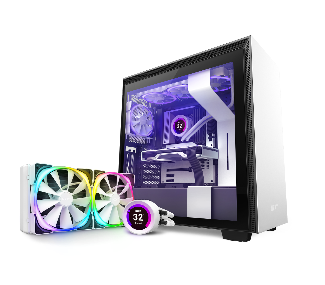 The NZXT H6 Flow is a Game Changer!, All White RGB Gaming PC Build