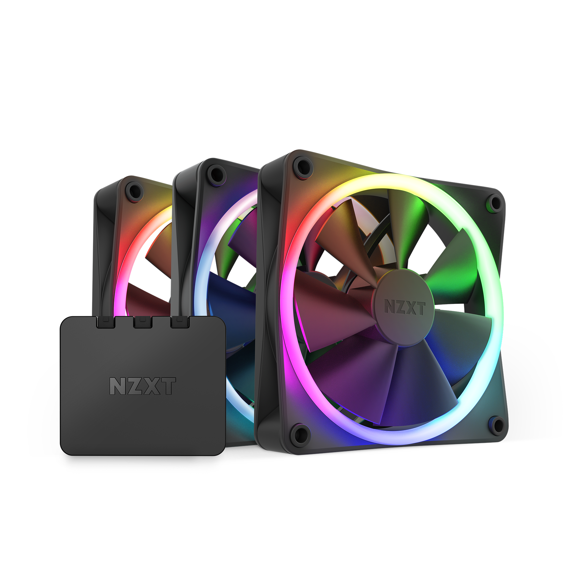 NZXT Aer RGB 140 mm Triple Pack - Ventilateur boîtier - Garantie 3 ans LDLC