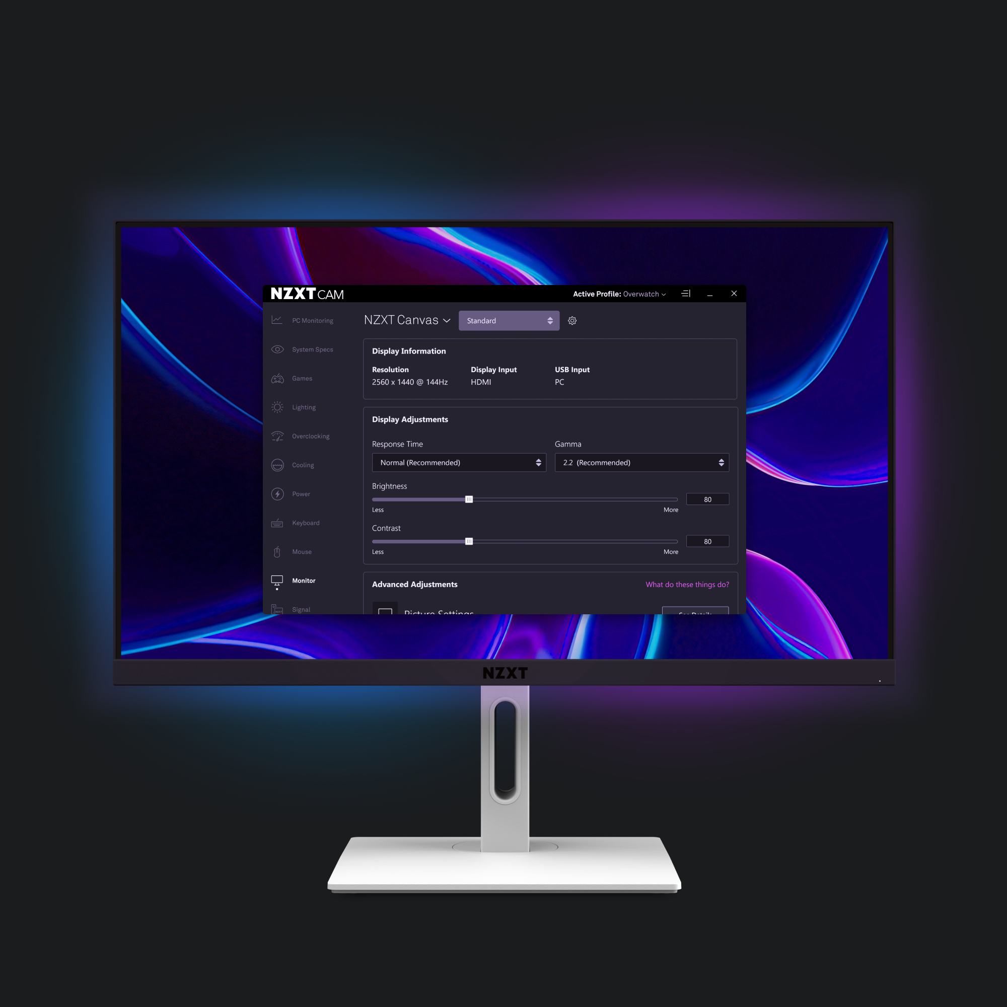 NZXT CAM  PC Monitoring and Configuration Software