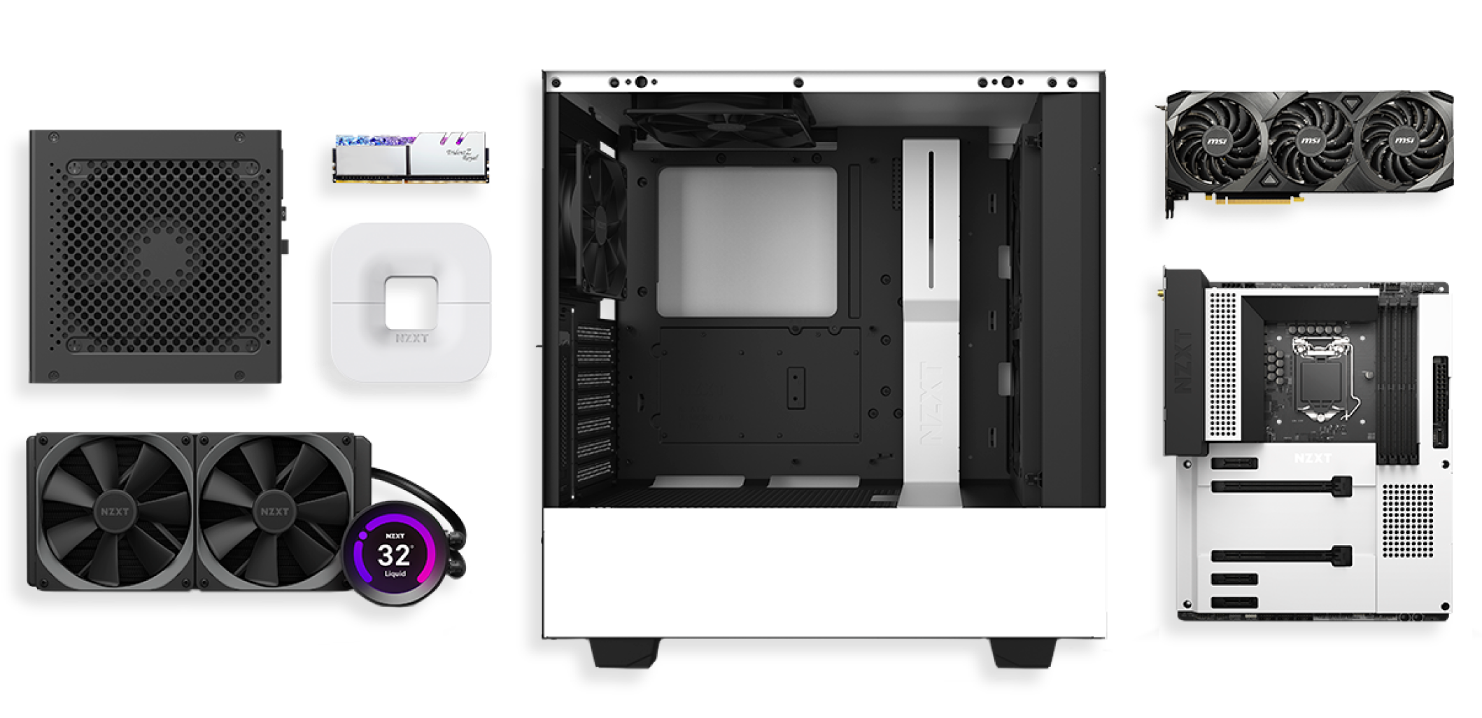 Remplacement du bloc d'alimentation tour d'un ordinateur NZXT