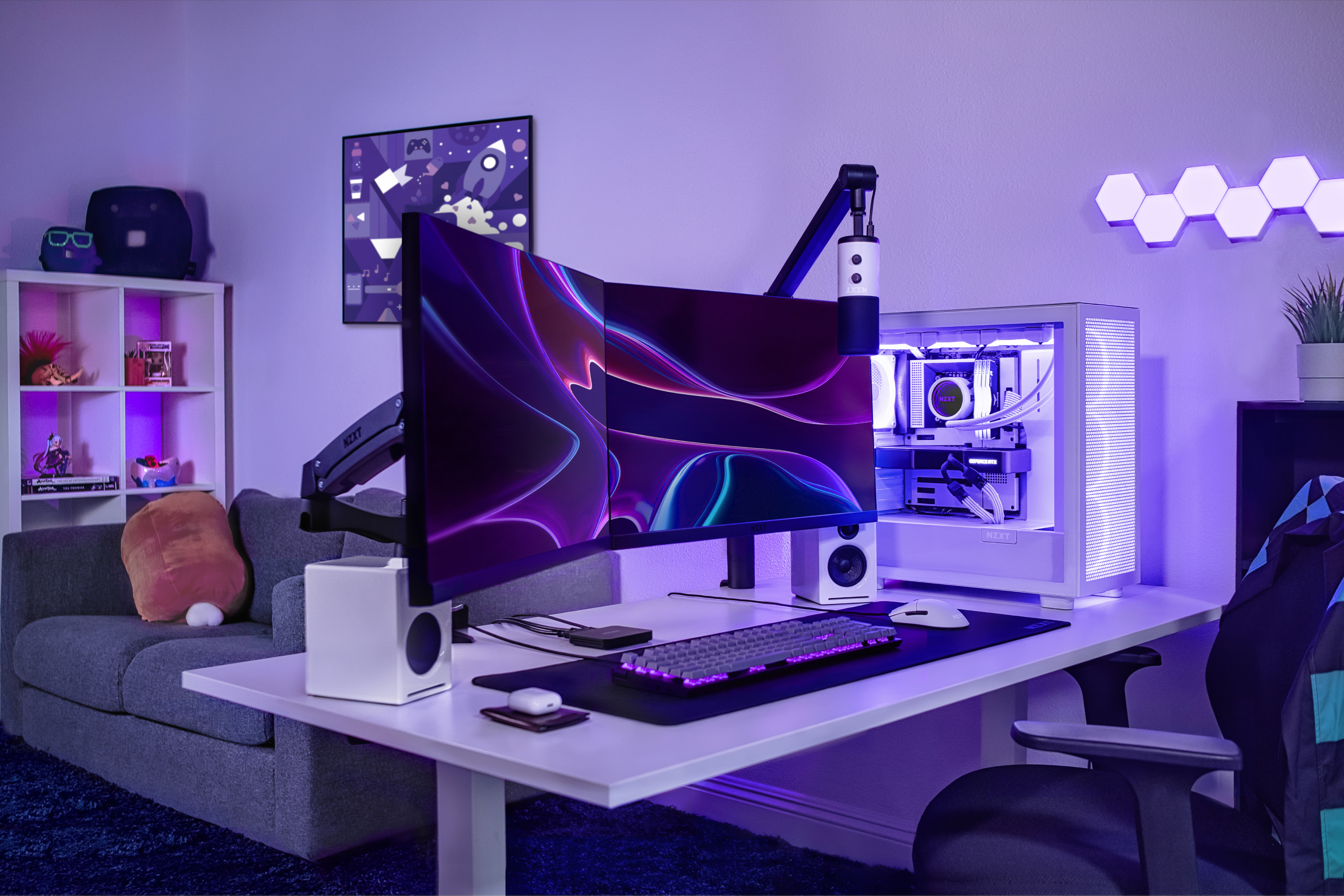 The All White PC Setup