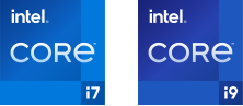 Intel i7 and i9 Logo