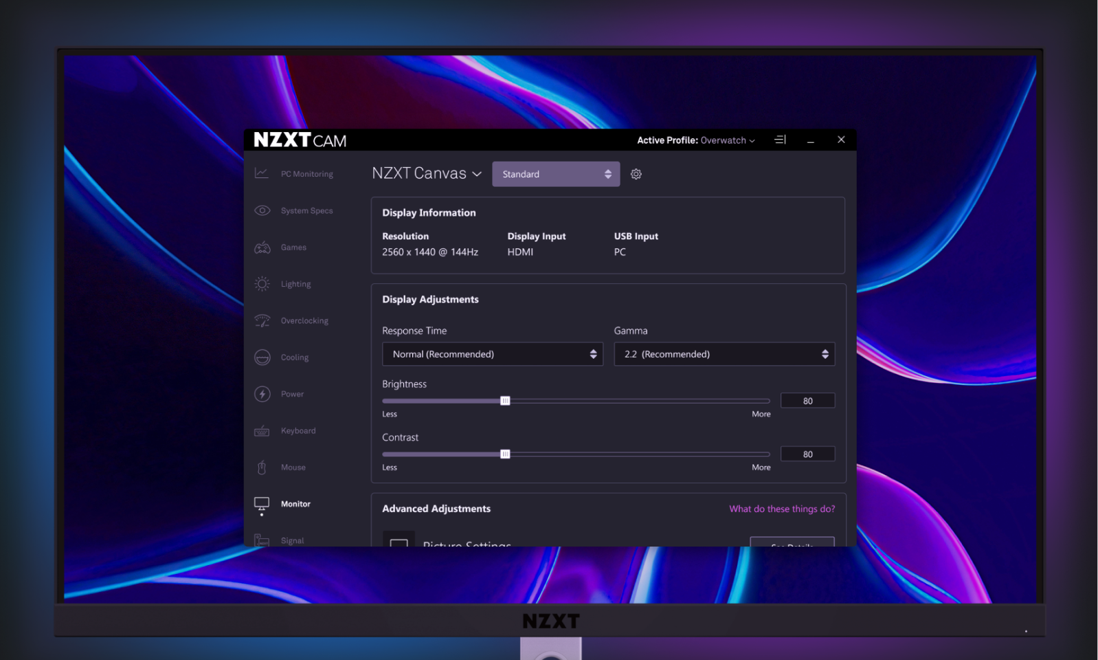 NZXT CAM Screenshot