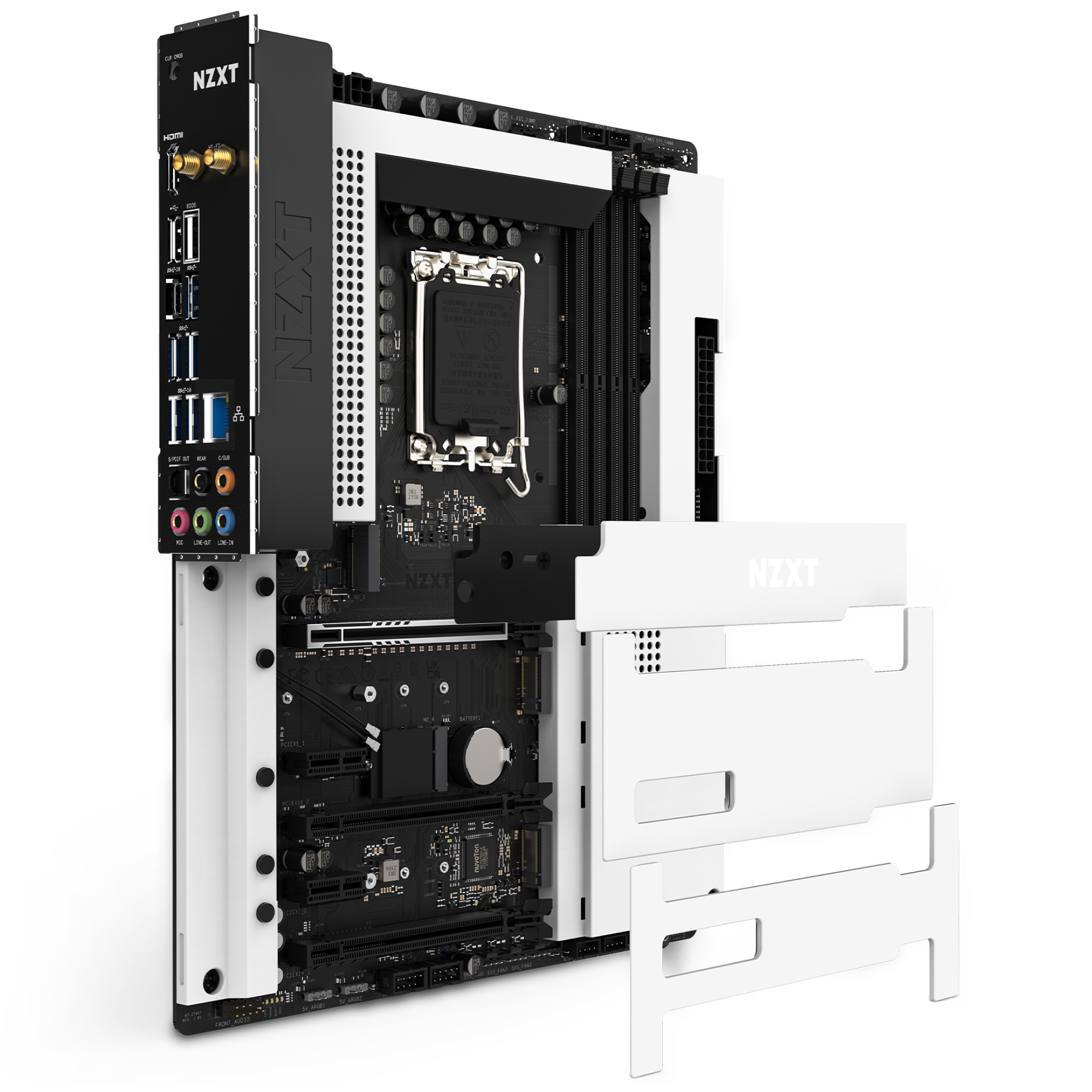 NZXT N7 Z690 LGA 1700 ATX Intel Motherboard - Matte White for sale online