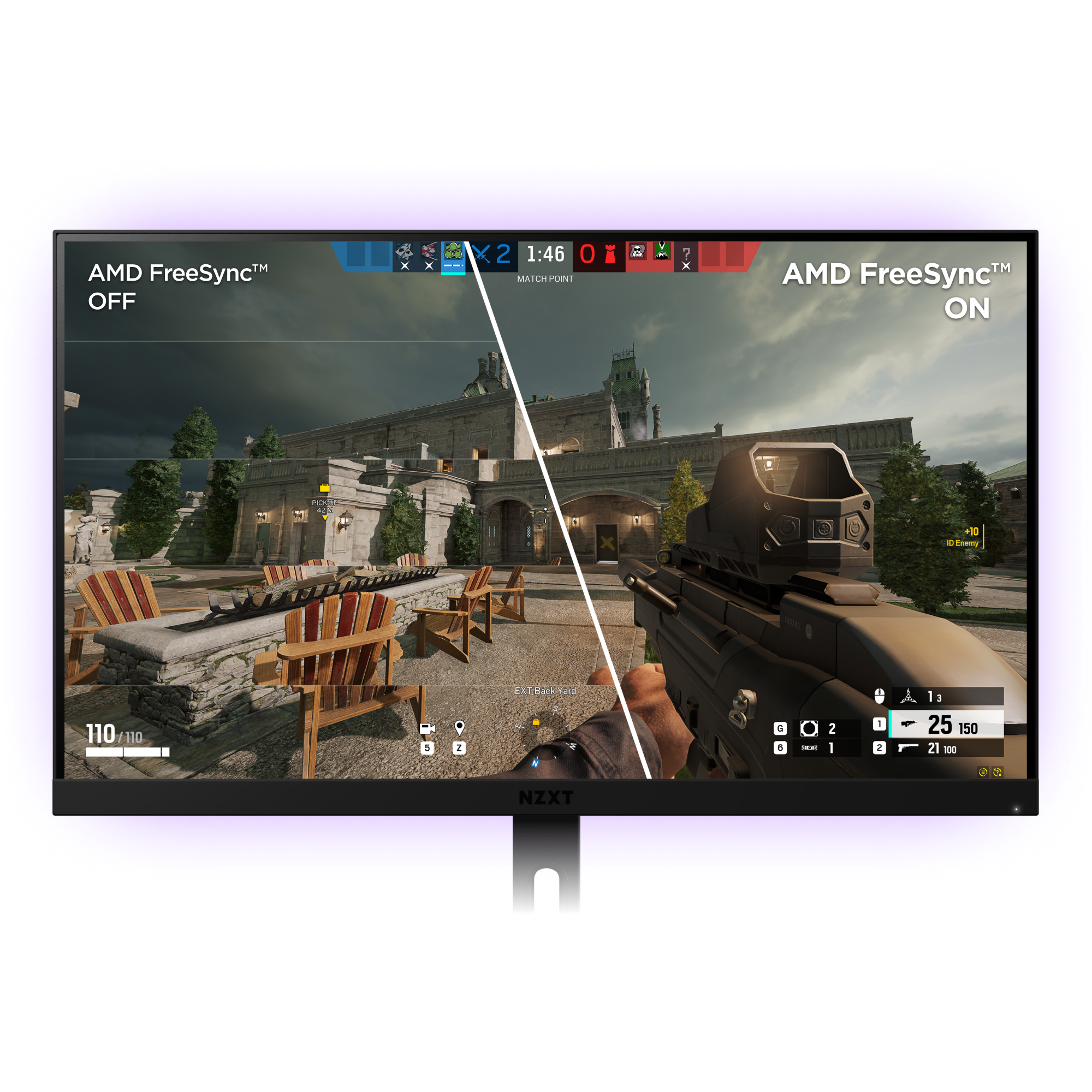 Canvas FHD Premium Gaming Monitors Gaming PCs NZXT