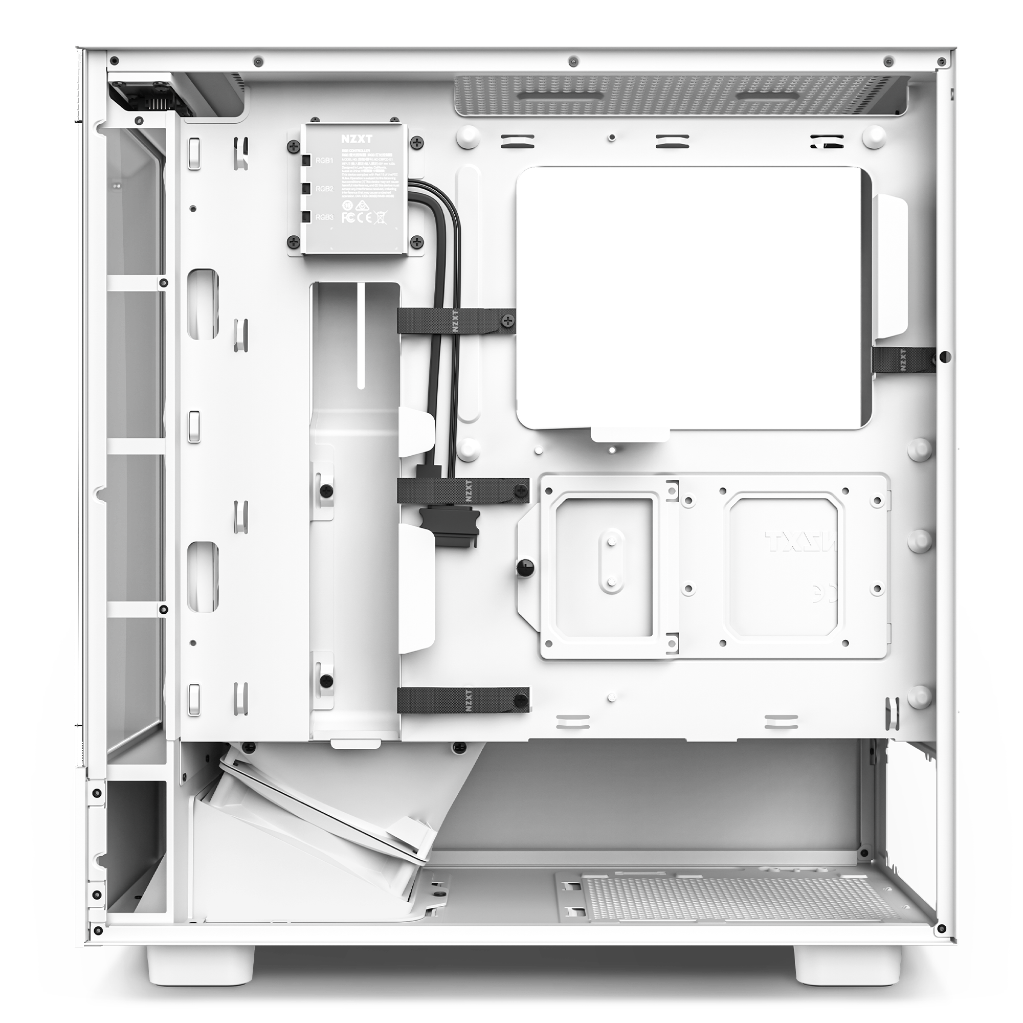 NZXT H5 Elite Matte White - Chassi - Miditower - Vit