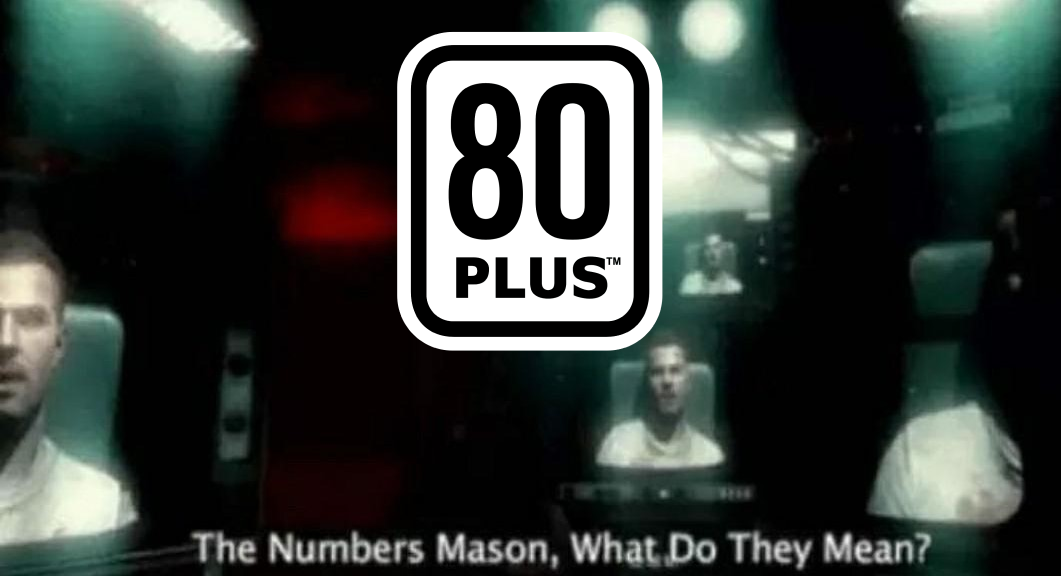 80 Plus. The numbers, what do they mean?