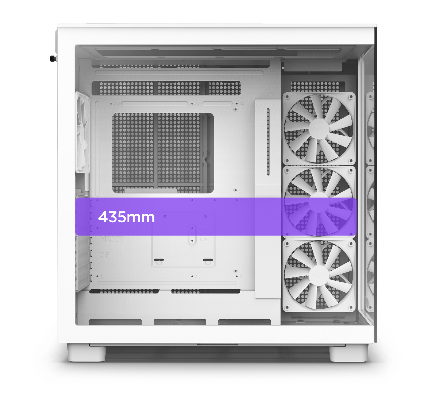 Buy NZXT H9 Flow Edition ATX Mid Tower Case White [CM-H91FW-01]