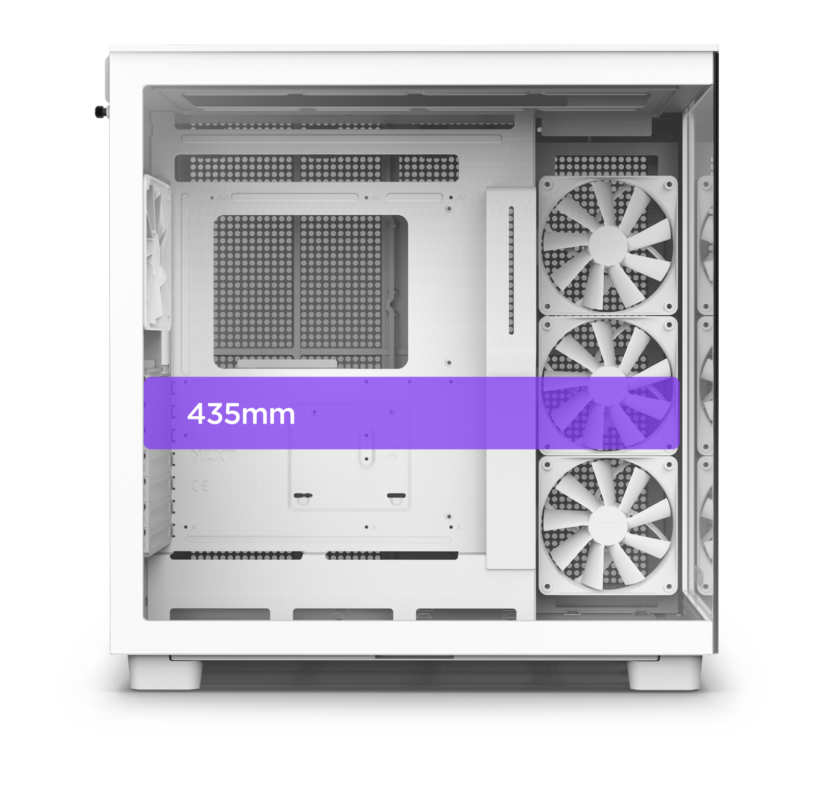 NZXT CM-H91EW-01 H9 Elite Premium Dual-Chamber Mid-Tower Airflow Case - White