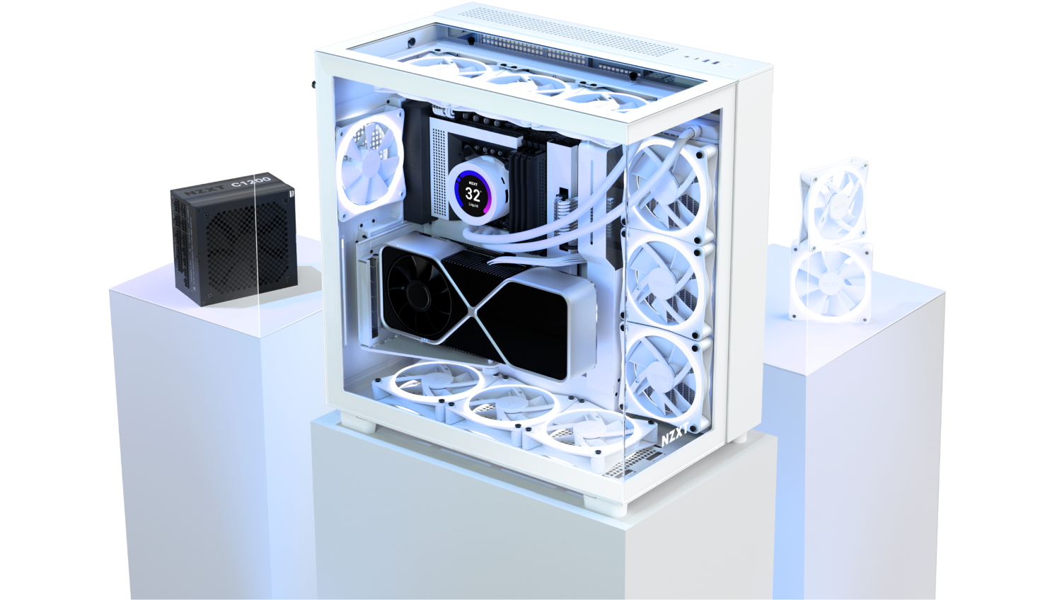 NZXT H5 Flow White Casing UPC:810074842426