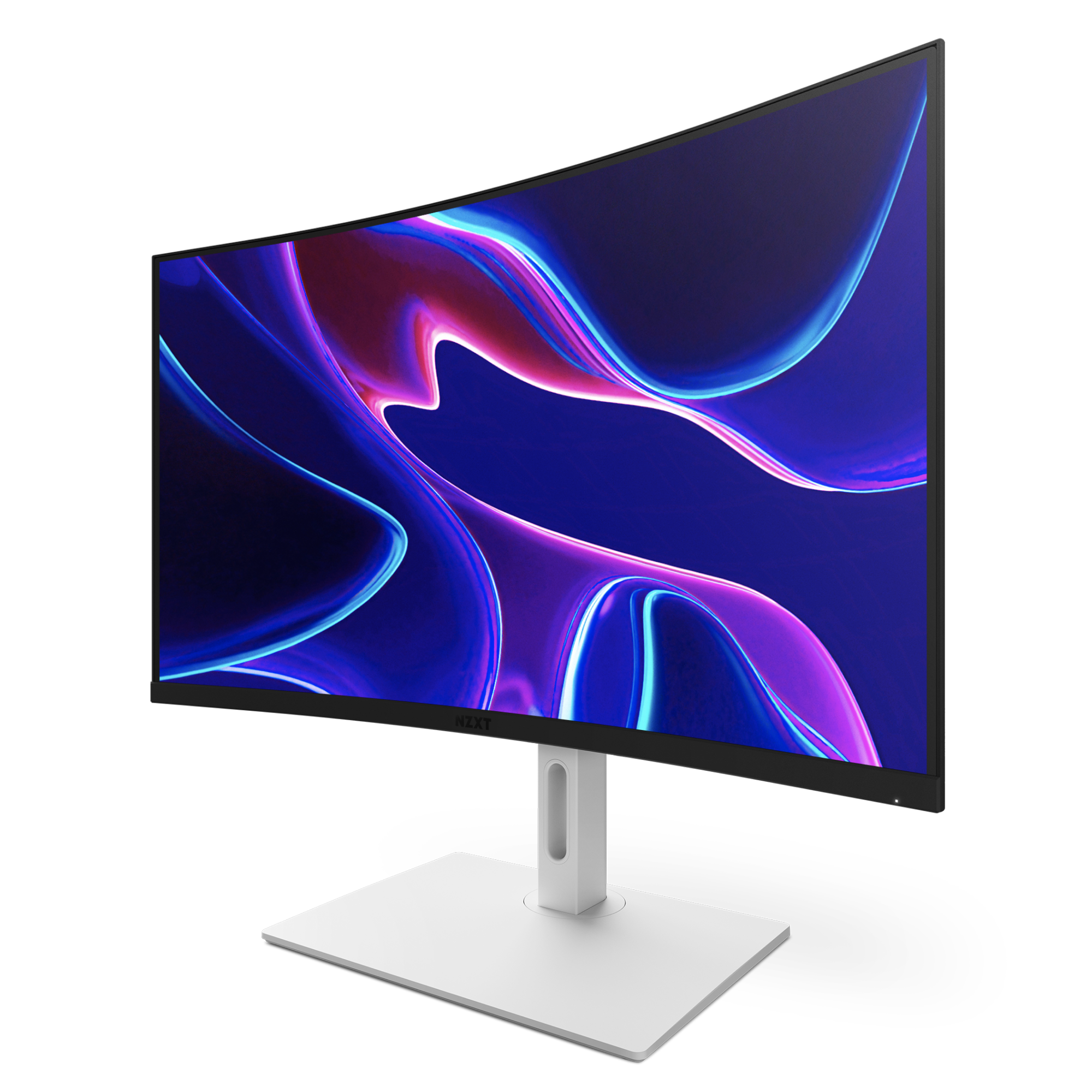The NZXT Canvas 32Q - 32" Gaming Monitor, Curved, QHD, 165 Hz Refresh rate, 1Ms Response Time, AMD FreeSync Premium, 1500R Curvature