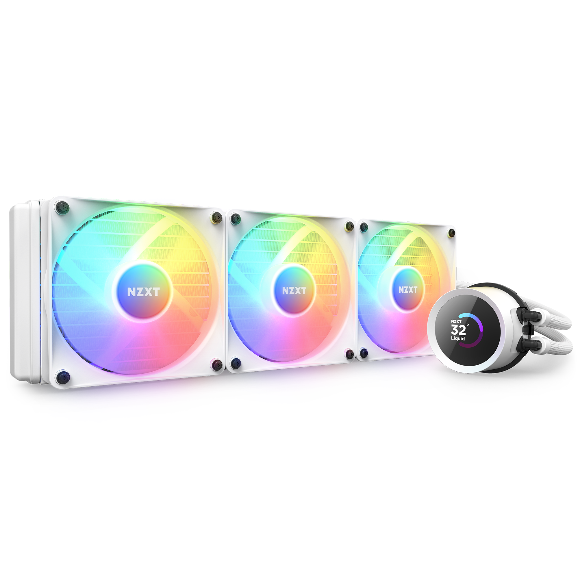 CPU COOLER NZXT Kraken 360 RGB White (RL-KR360-W1) - طبيب