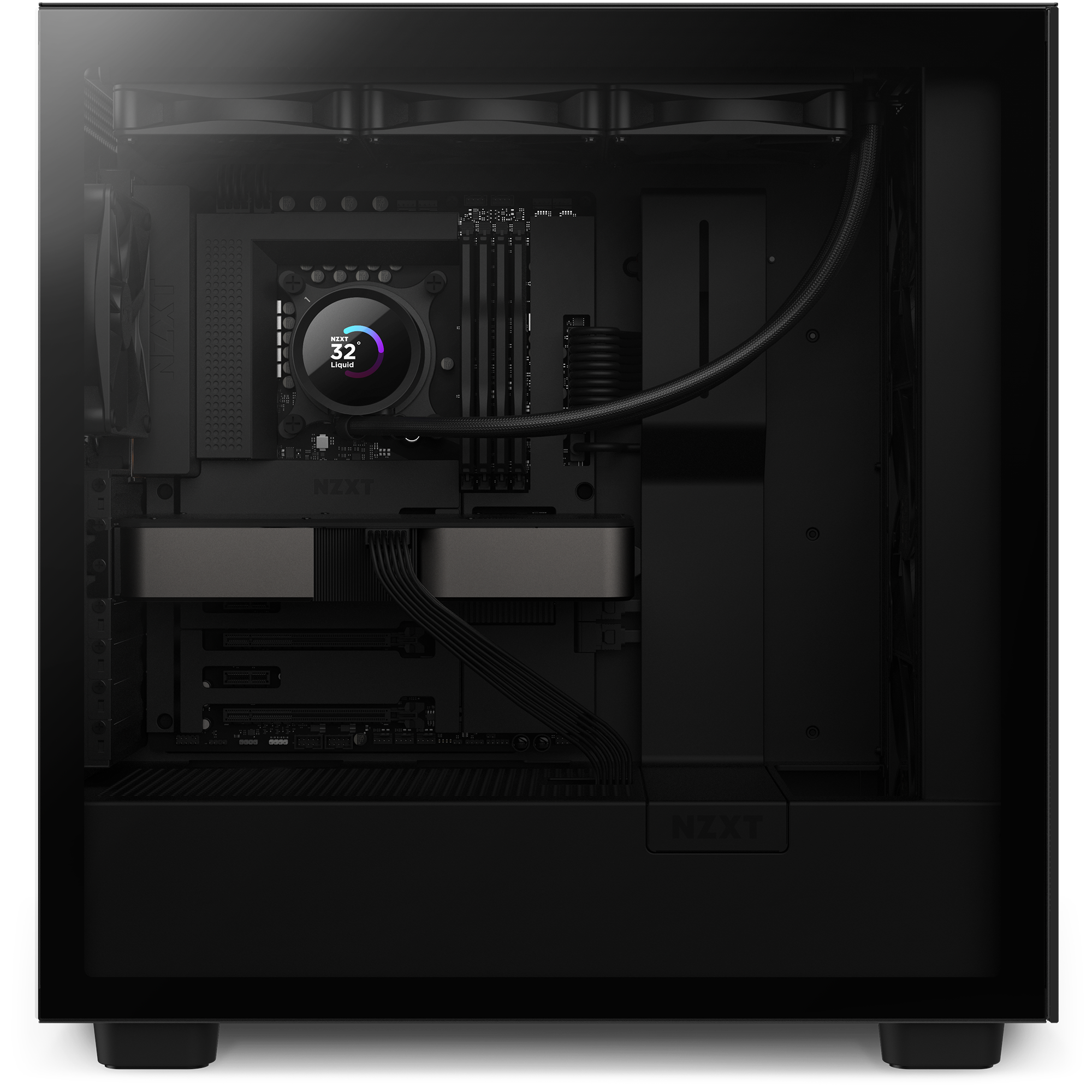  NZXT 360mm AIO CPU Liquid Cooler with Customizable LCD